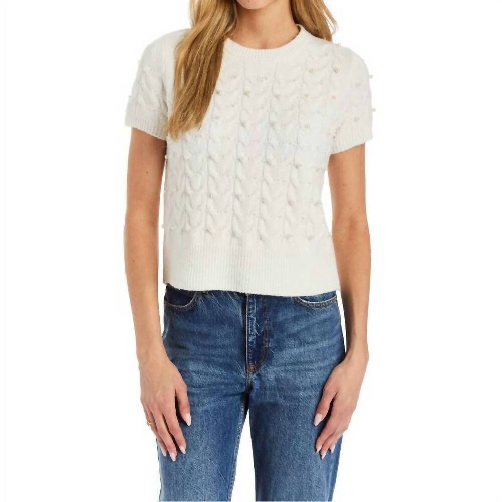 NEW DREW eloise sweater in ivory